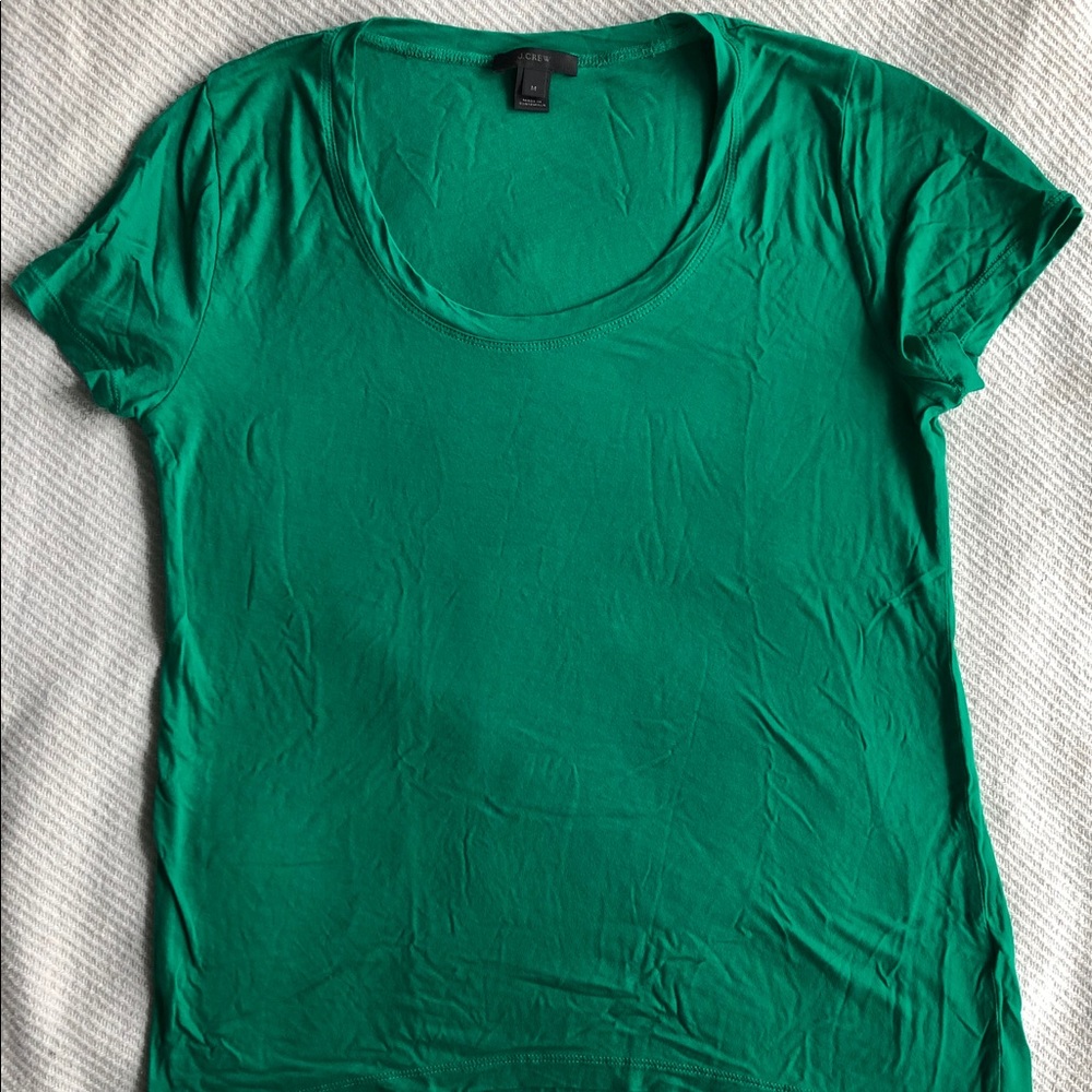 JCrew super soft Kelly Green tee